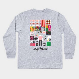 Andy Warhol Kids Long Sleeve T-Shirt